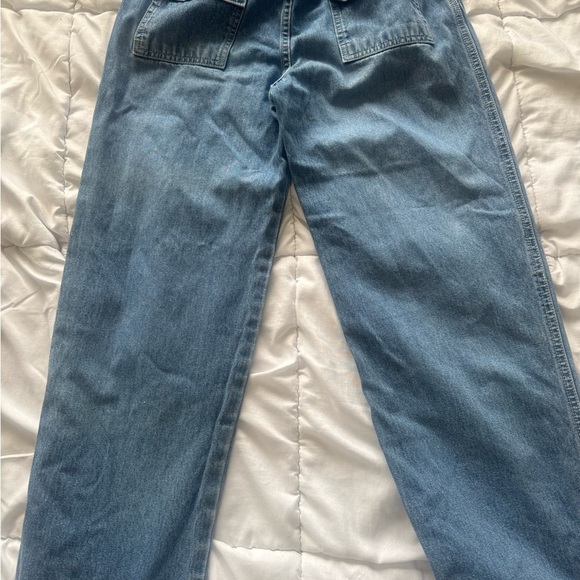 GAP Blue High-Waist Wide-Leg Jeans - Picture 3 of 6